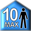 8 personnes maxi