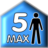 Capacité maximum picto5max