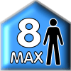 Capacité maximum picto8max