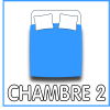 Chambre 2 avec lit double Grande chambre avec 1 lit double