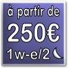 Tarif et durée minimum basse saison picto250we